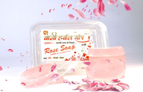 Rose Herbal Soap (PACK OF 4 Pcs)